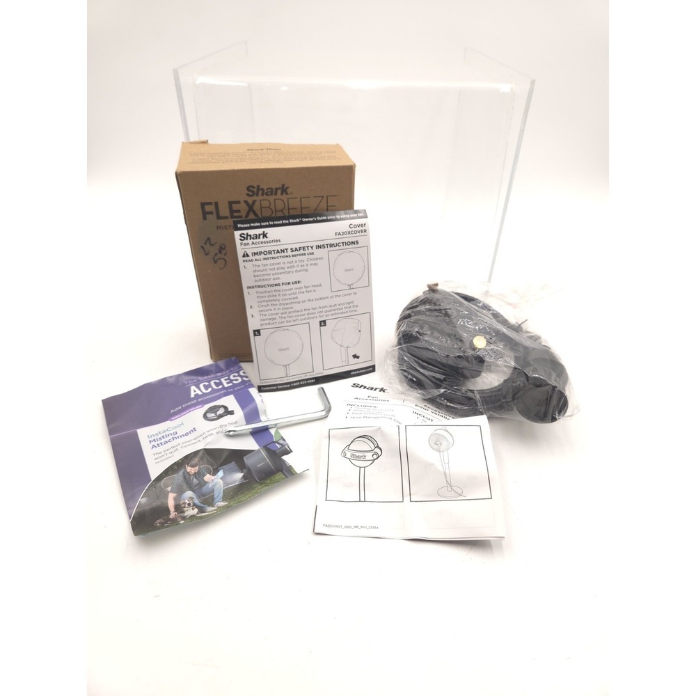 NIB Shark Ninja FA20XMIST FlexBreeze Fan Misting Attachment Instacool H2O